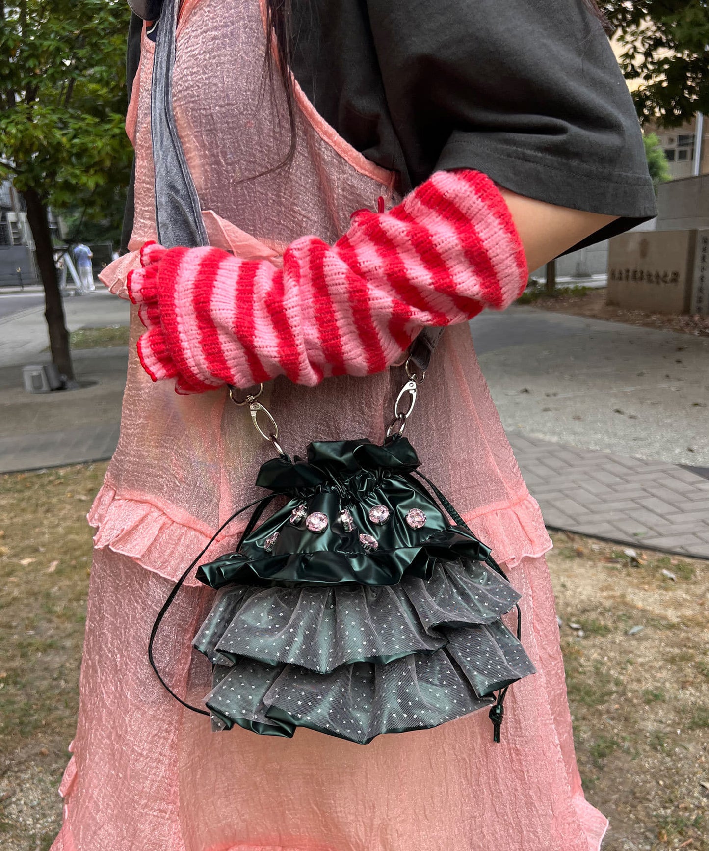 Me + Me Drawstring jewelry bag