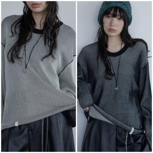 Vacancy 雙面可穿羅紋上衣