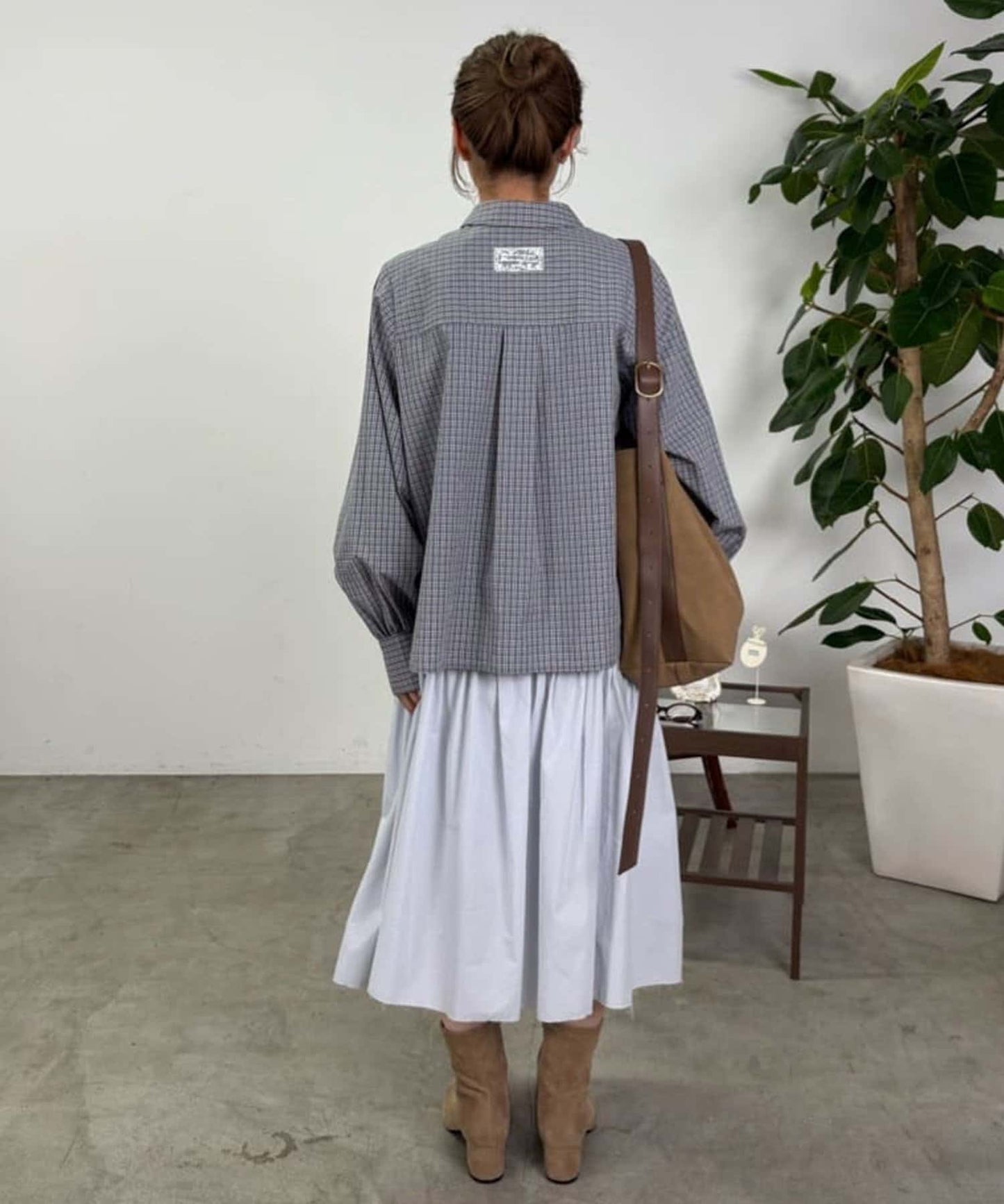 umm. By Discoat Gathered switching skirt