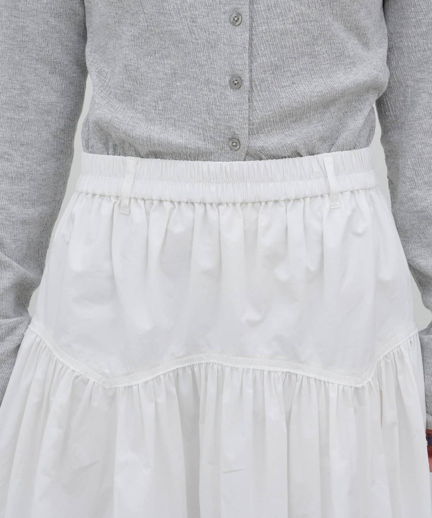 umm. By Discoat Gathered switching skirt