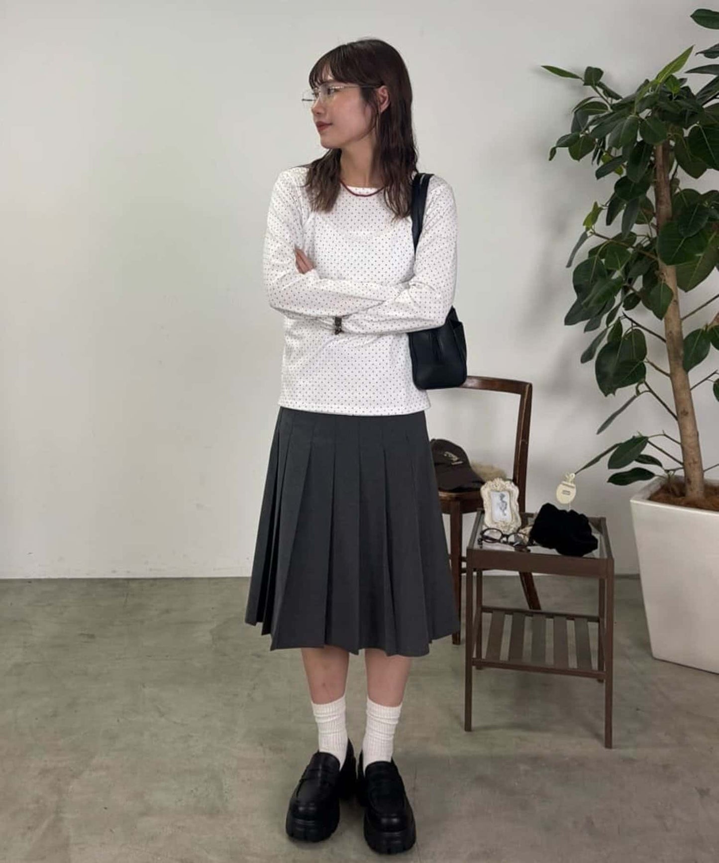 umm By Discoat 波點吊帶＋長袖Tee