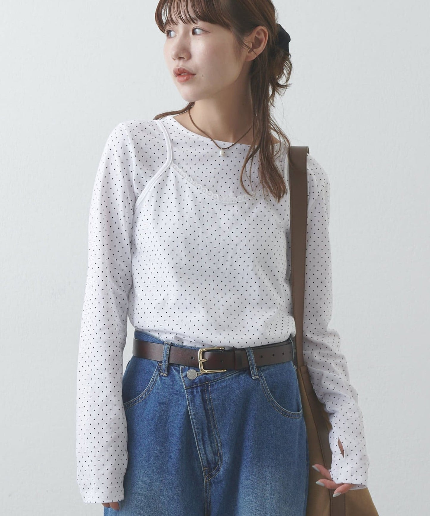 umm By Discoat 波點吊帶＋長袖Tee