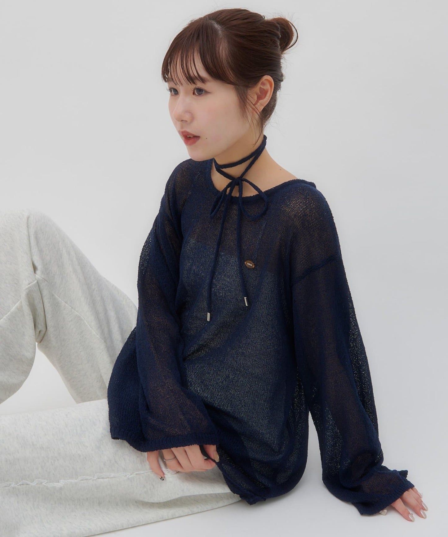 umm. by DISCOAT Pullover with choker