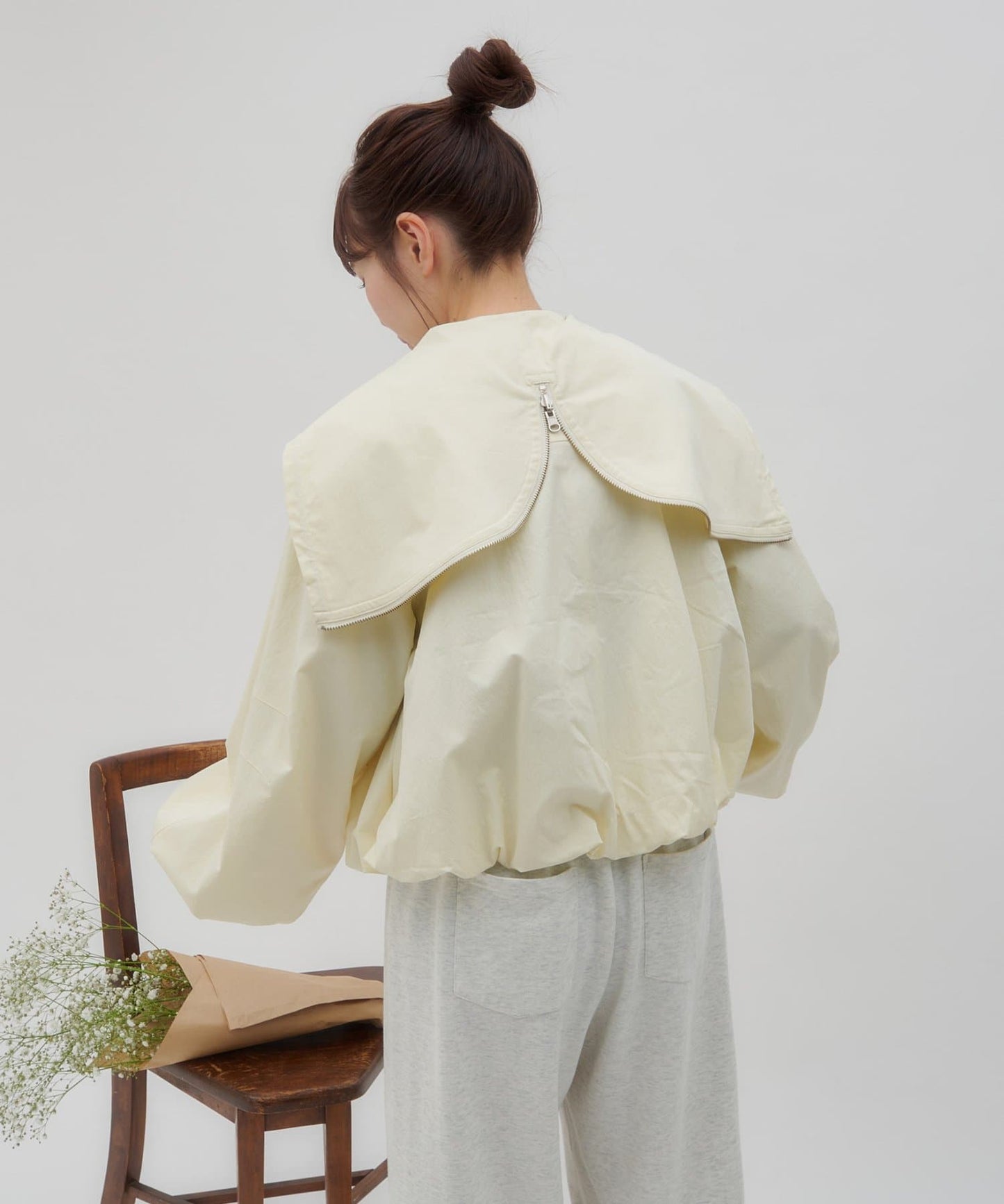 umm. by DISCOAT Balloon hem blouson