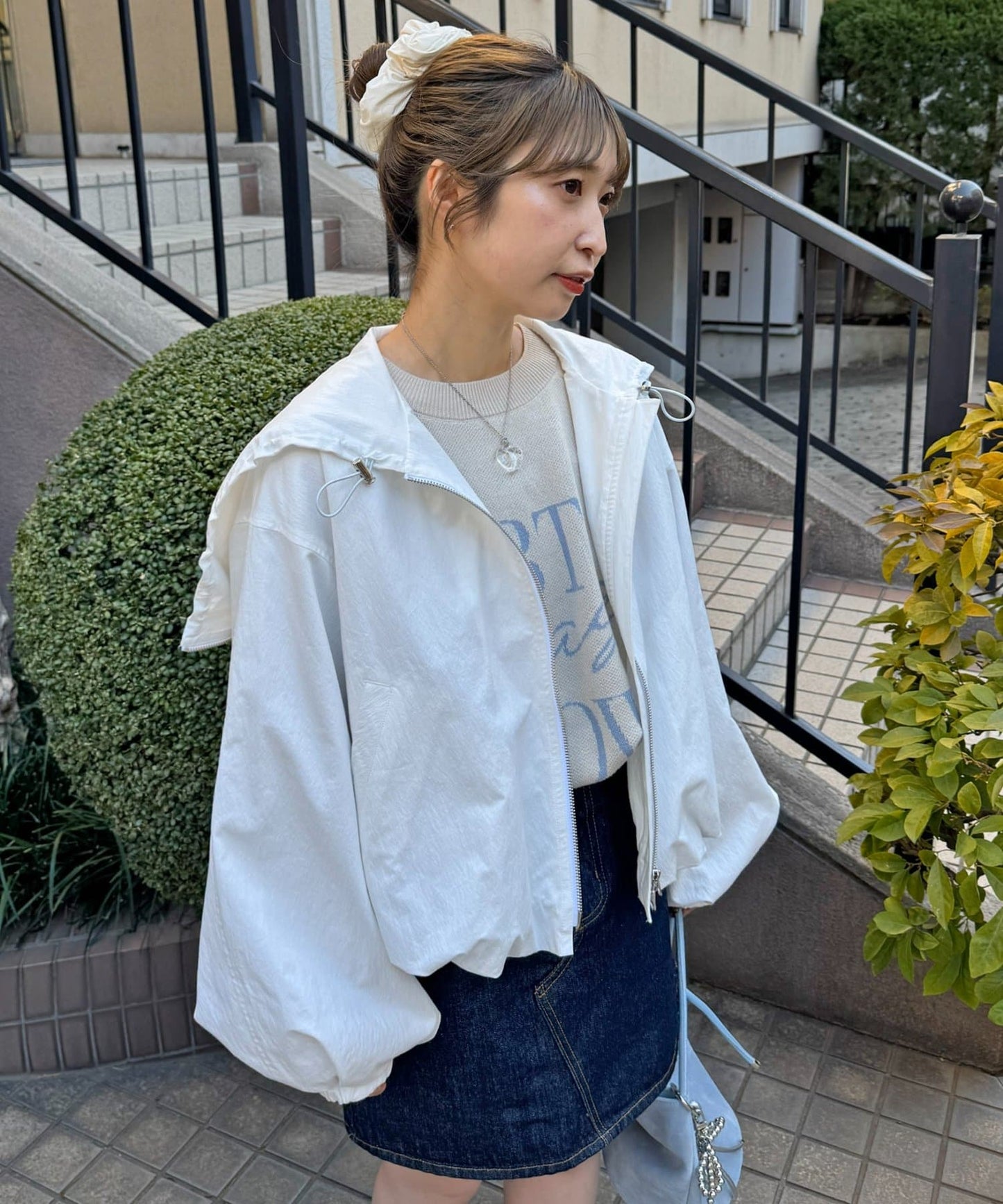 umm. by DISCOAT Balloon hem blouson