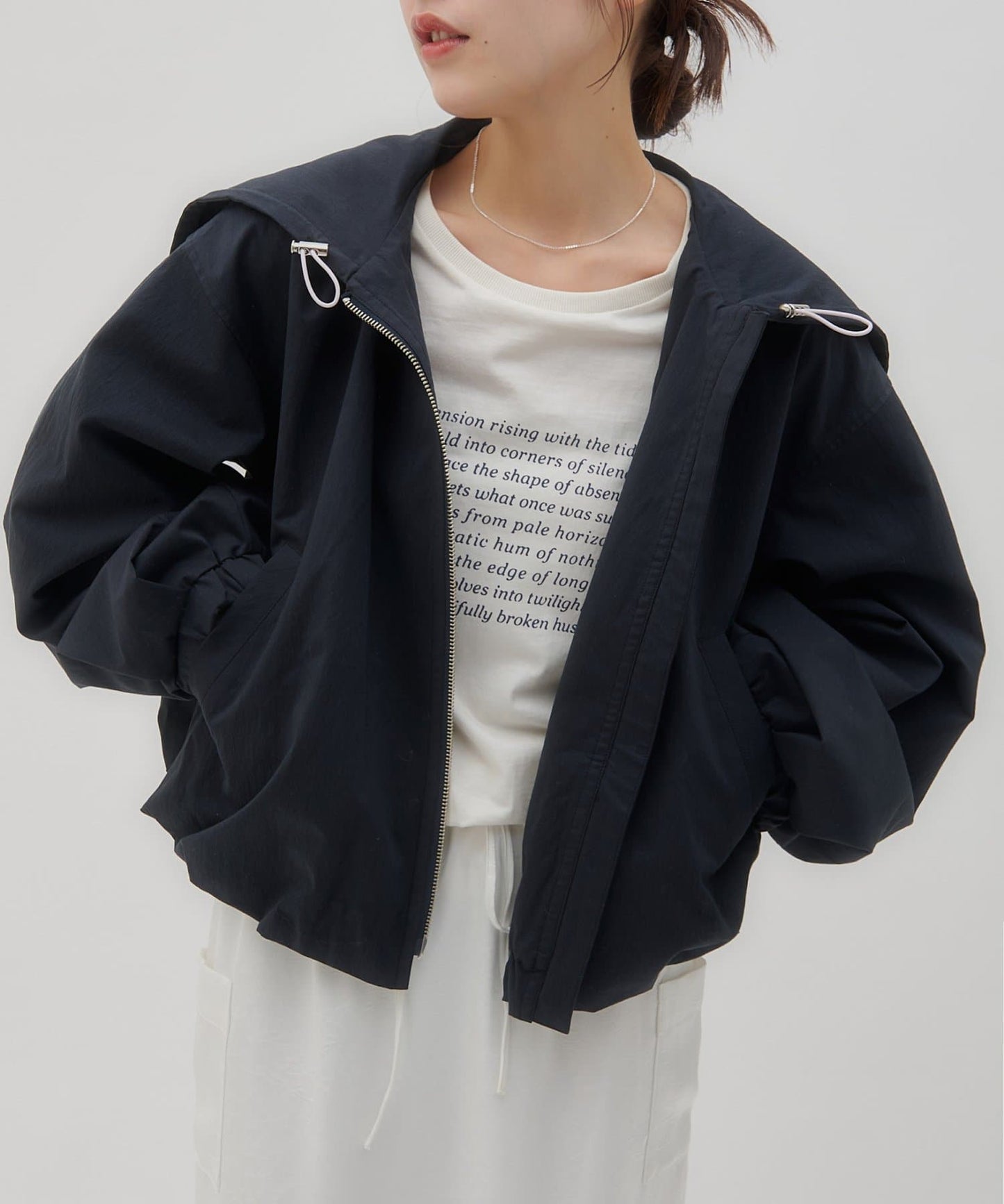 umm. by DISCOAT Balloon hem blouson