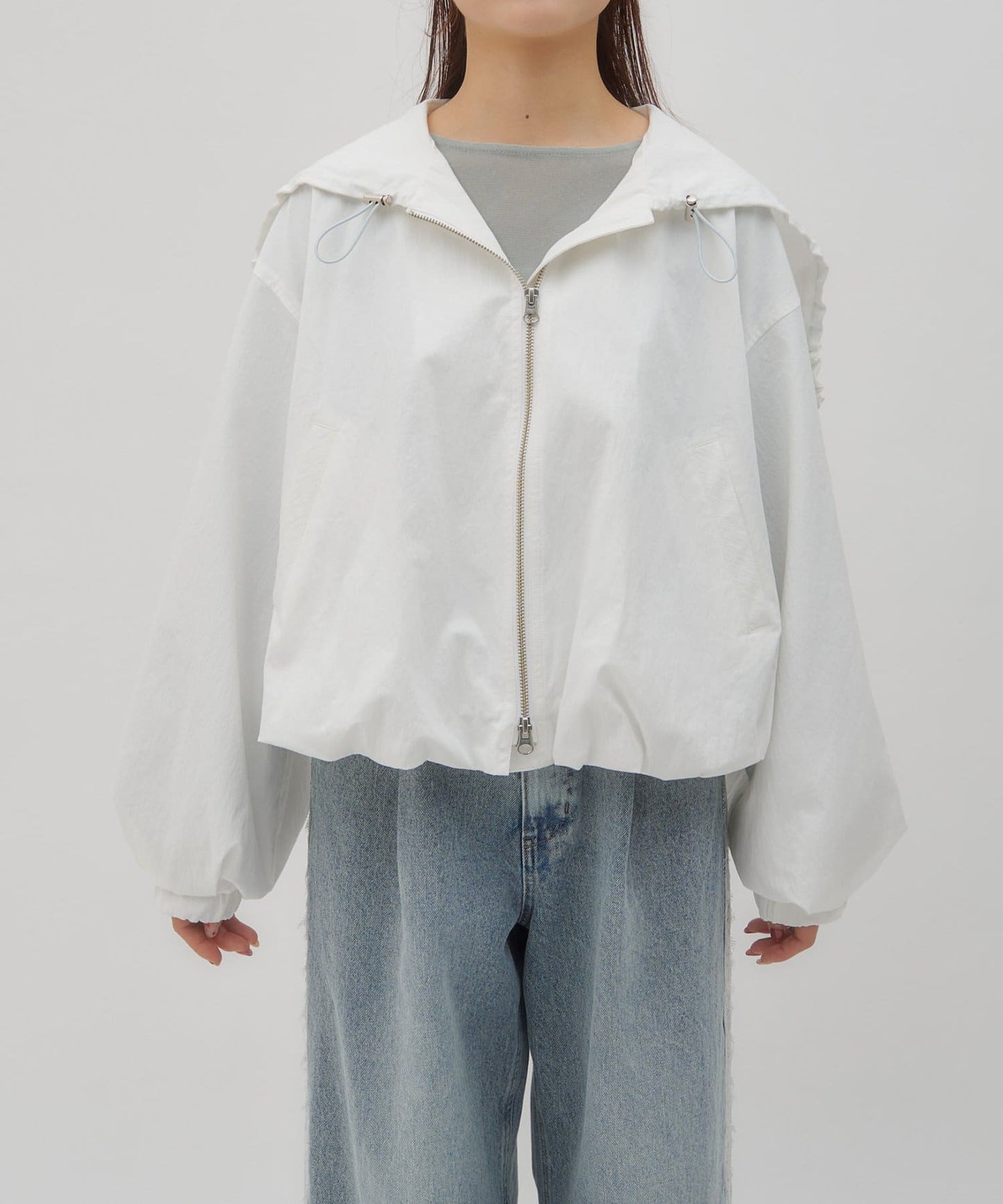 umm. by DISCOAT Balloon hem blouson