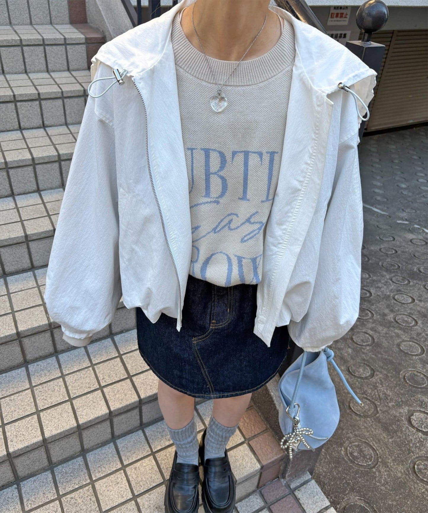 umm. by DISCOAT Balloon hem blouson