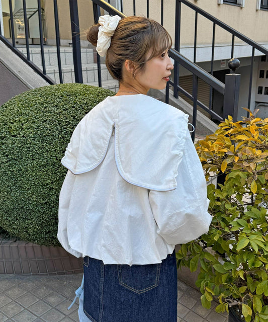 umm. by DISCOAT Balloon hem blouson