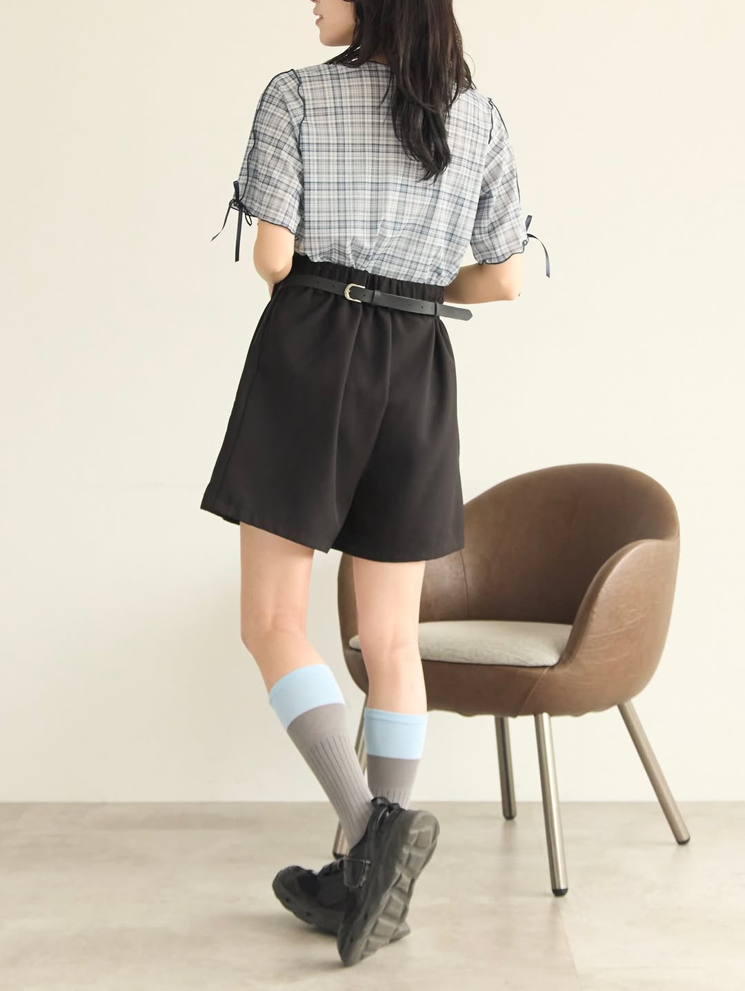 [短袖❣️]Kutir Ribbon sheer top