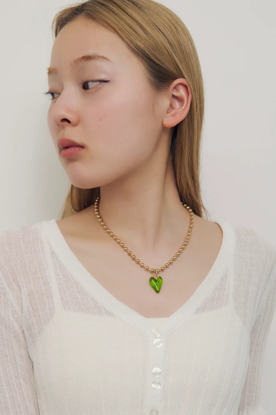 GOLDY Jelly Heart Necklace