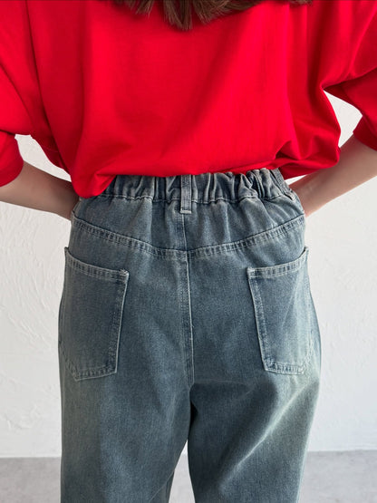 Kutir Ribbon flared denim pants
