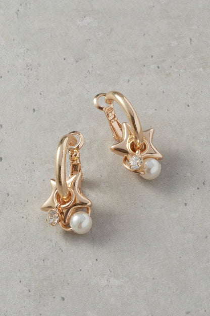 GOLDY Star Charm Earrings
