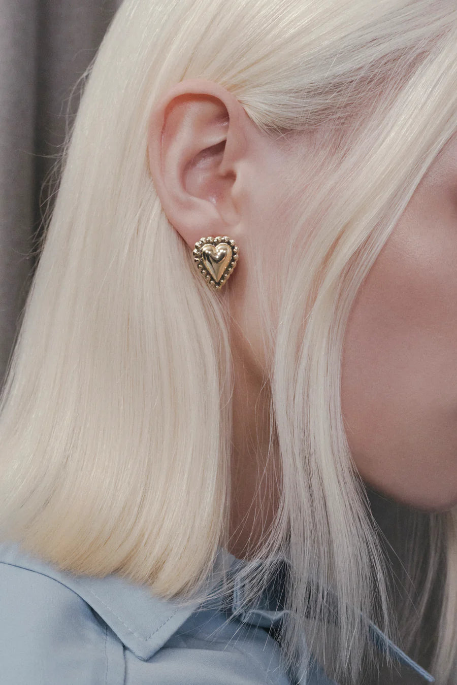 GOLDY Vintage Heart Earrings