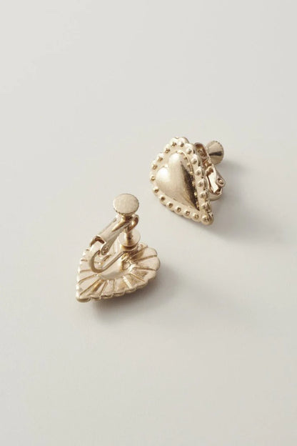 GOLDY Vintage Heart Earrings