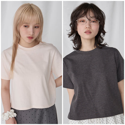 [2件Set] Basic Cotton T-Shirts