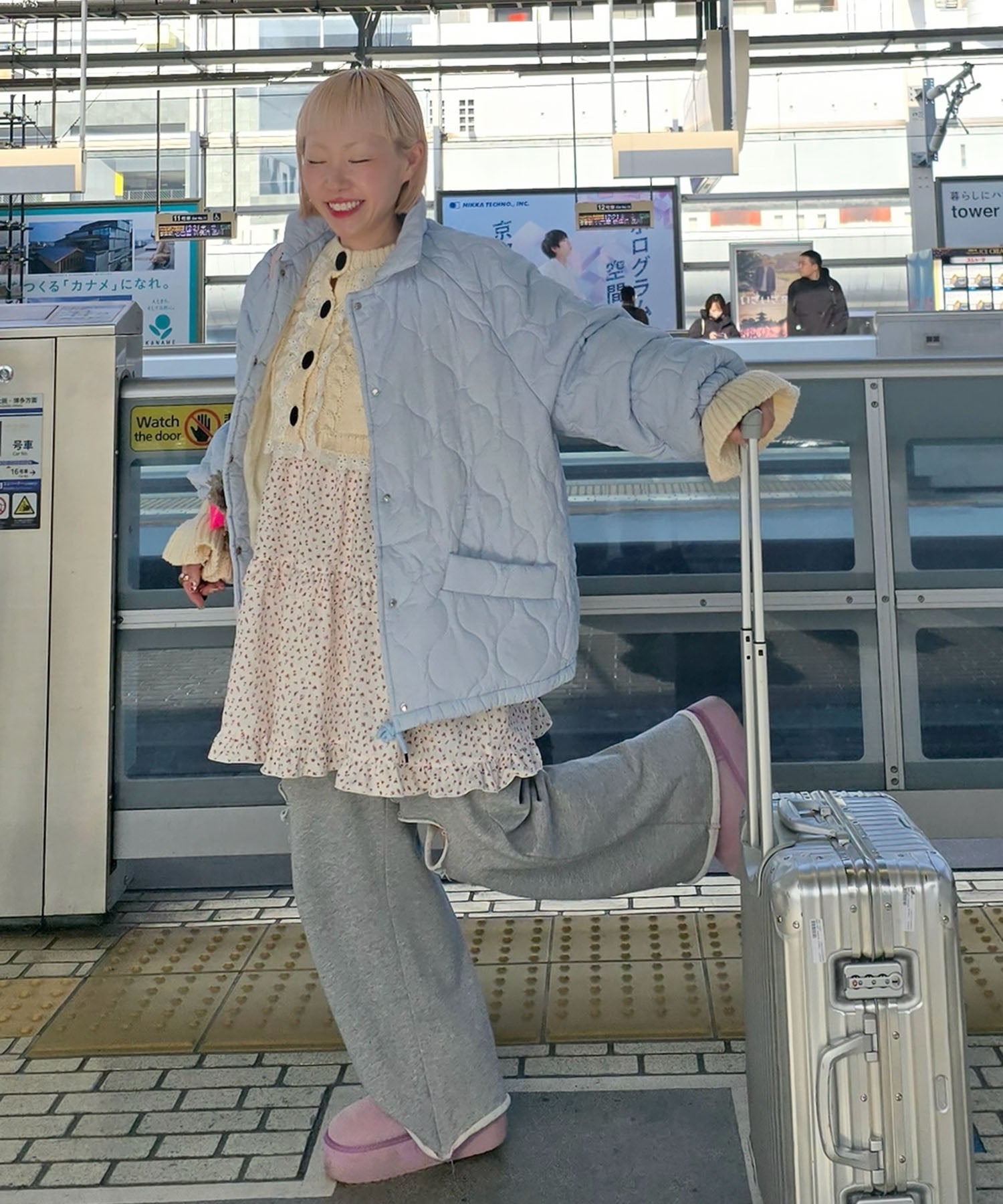 フリルティアードキャミワンピミニ