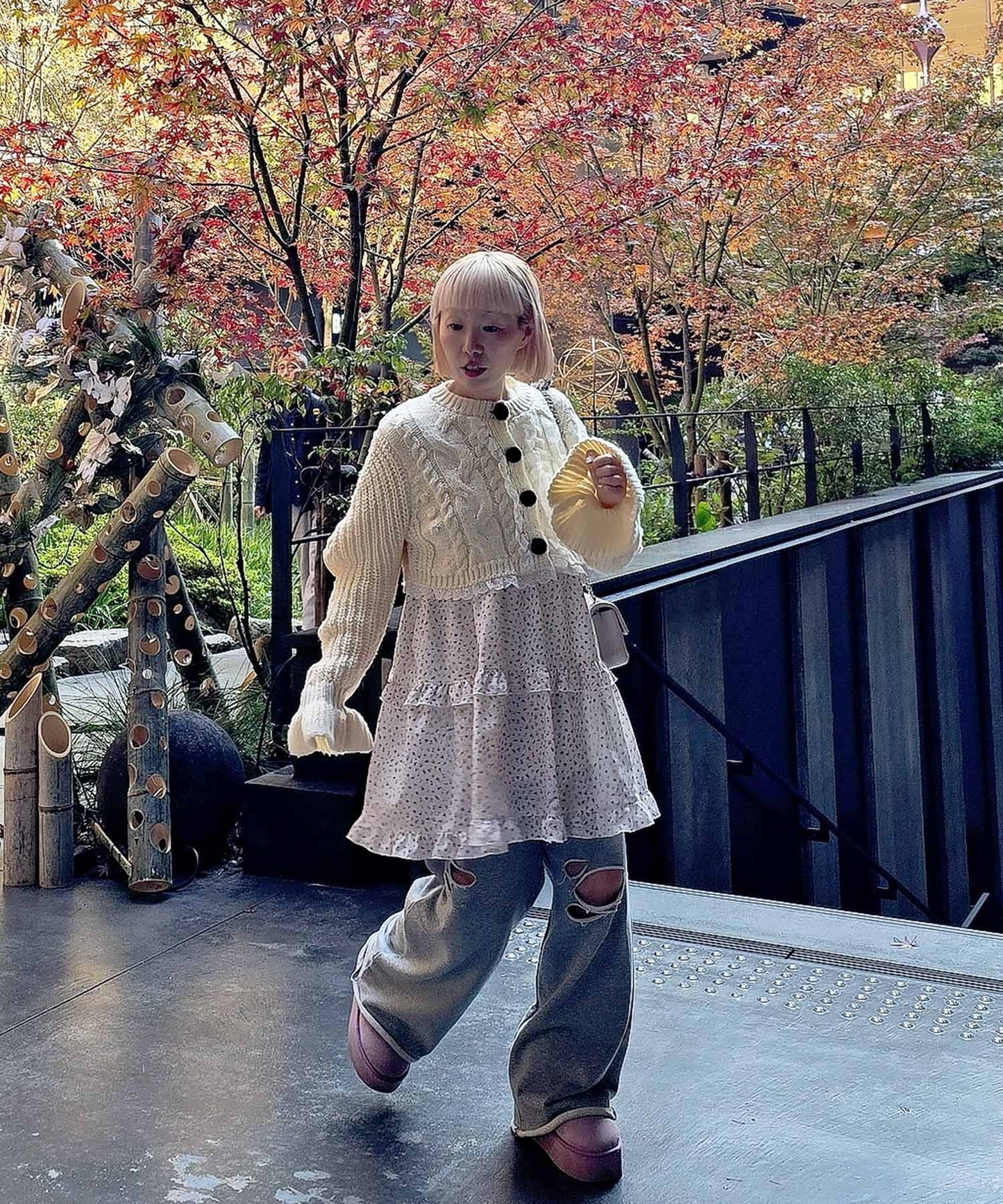 フリルティアードキャミワンピミニ