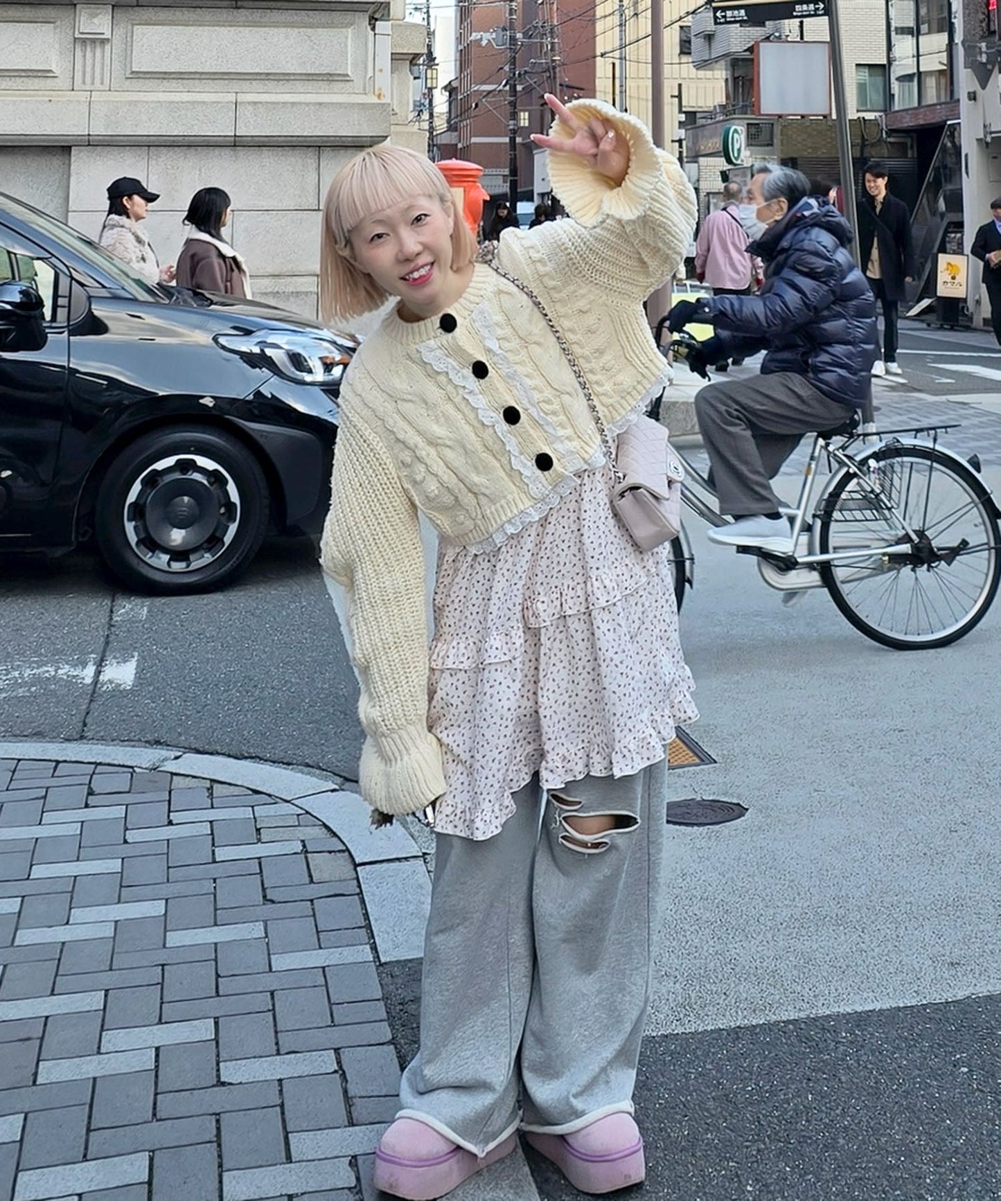 フリルティアードキャミワンピミニ