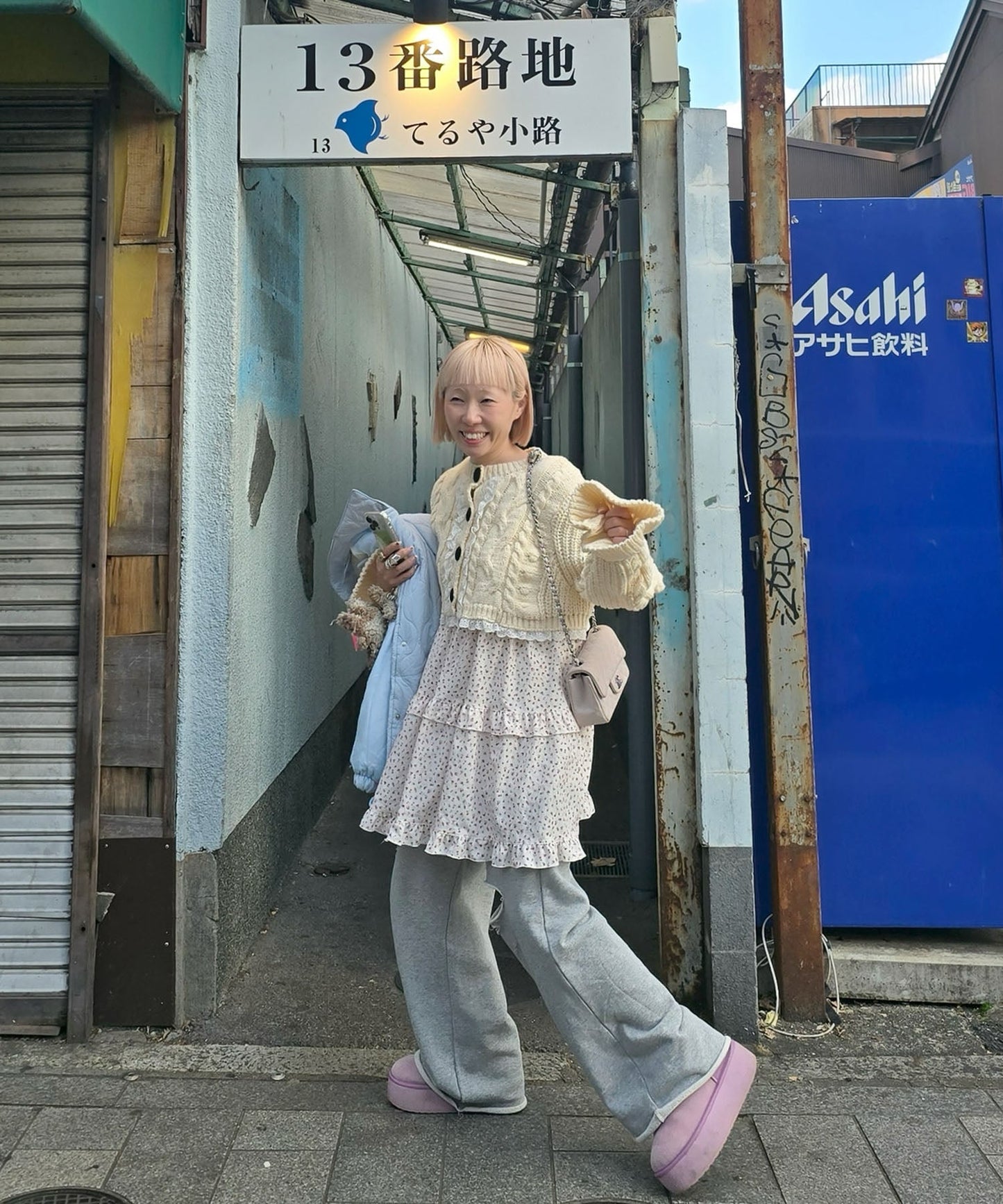 フリルティアードキャミワンピミニ