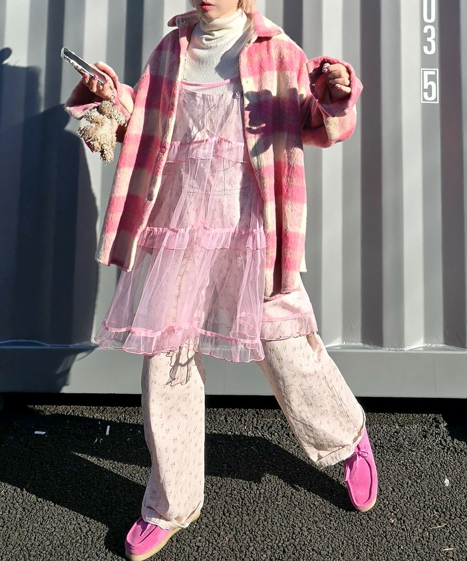 フリルティアードキャミワンピミニ