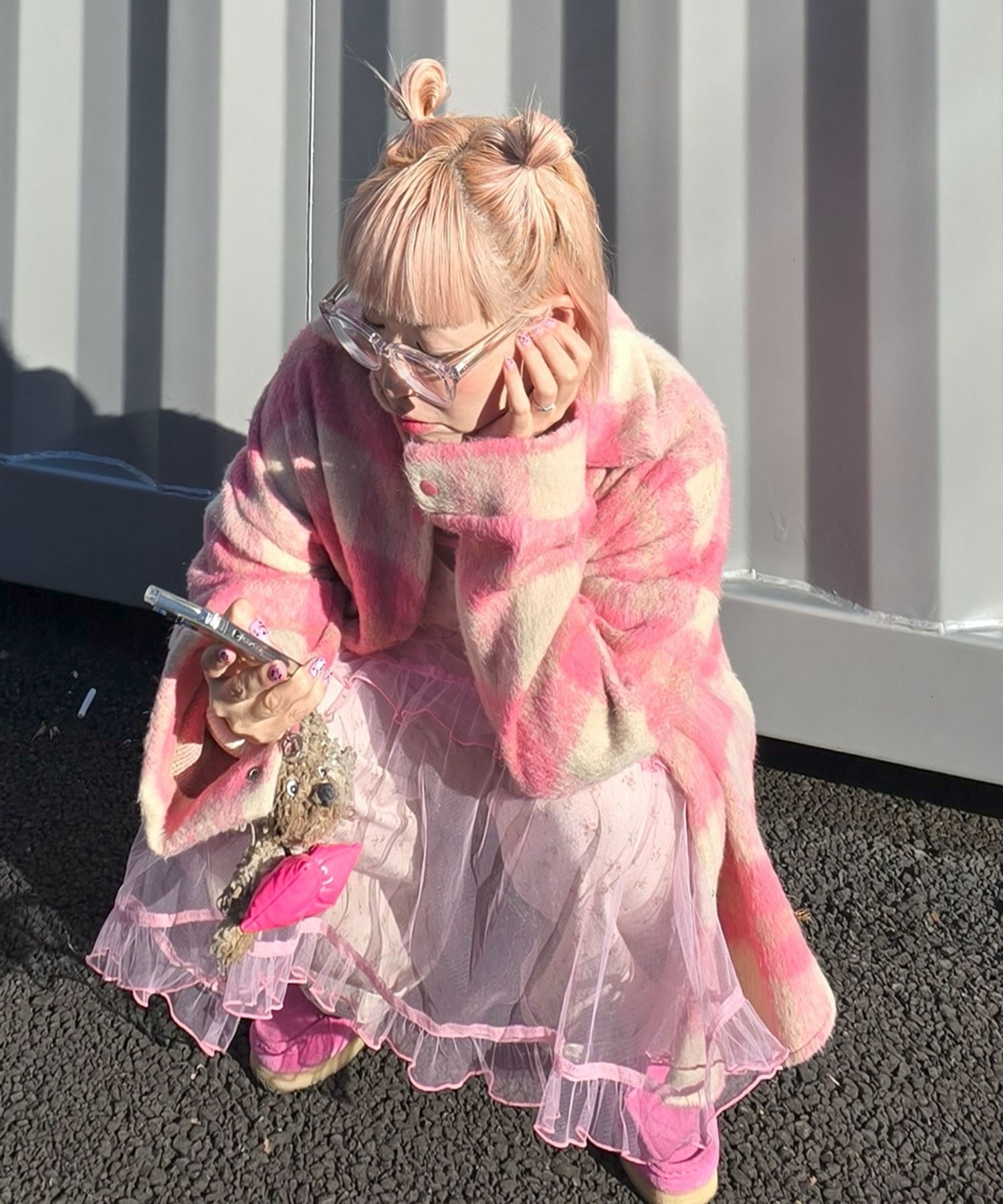 フリルティアードキャミワンピミニ