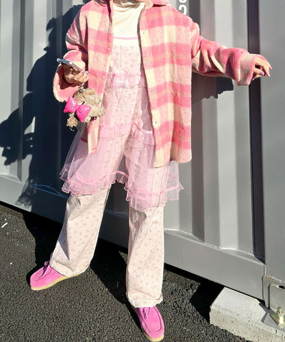 フリルティアードキャミワンピミニ