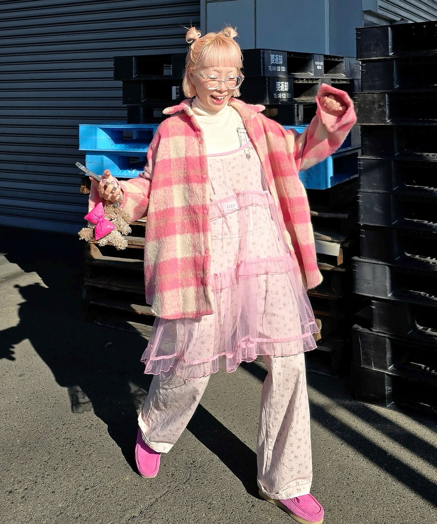 フリルティアードキャミワンピミニ