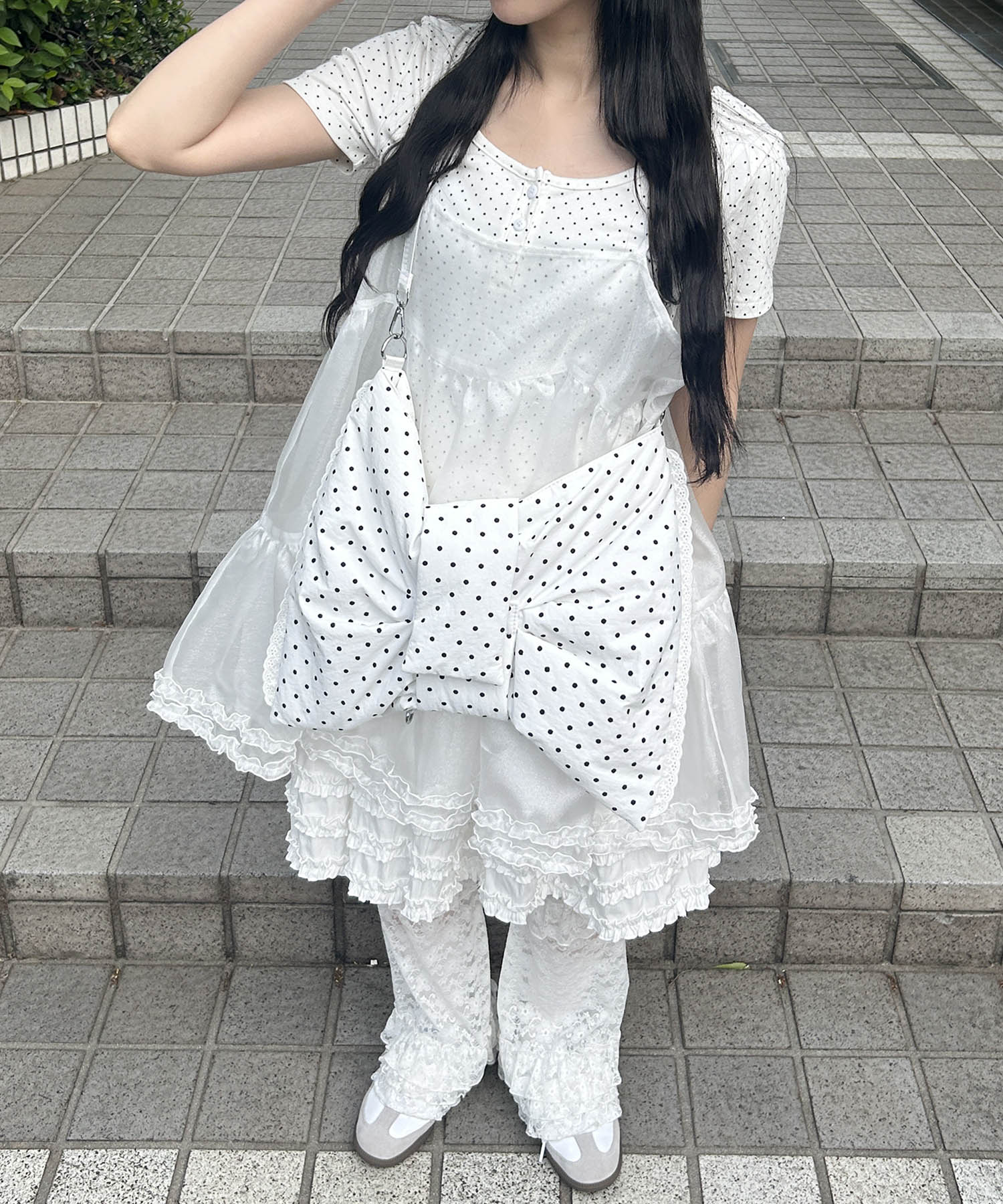 3WAYリボンパファーバッグ