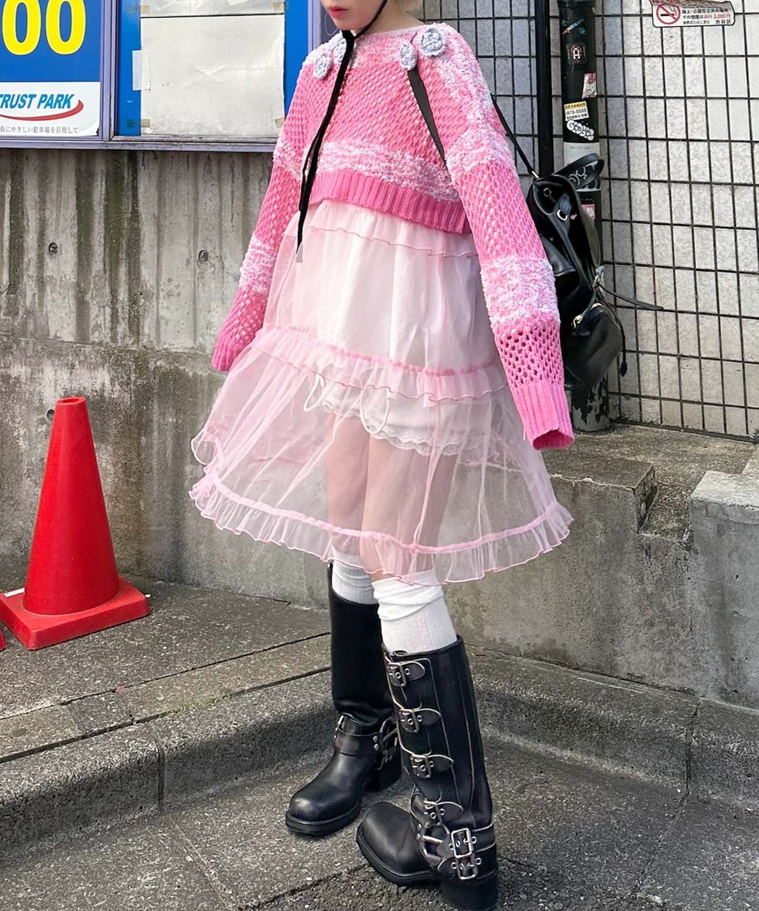 フリルティアードキャミワンピミニ