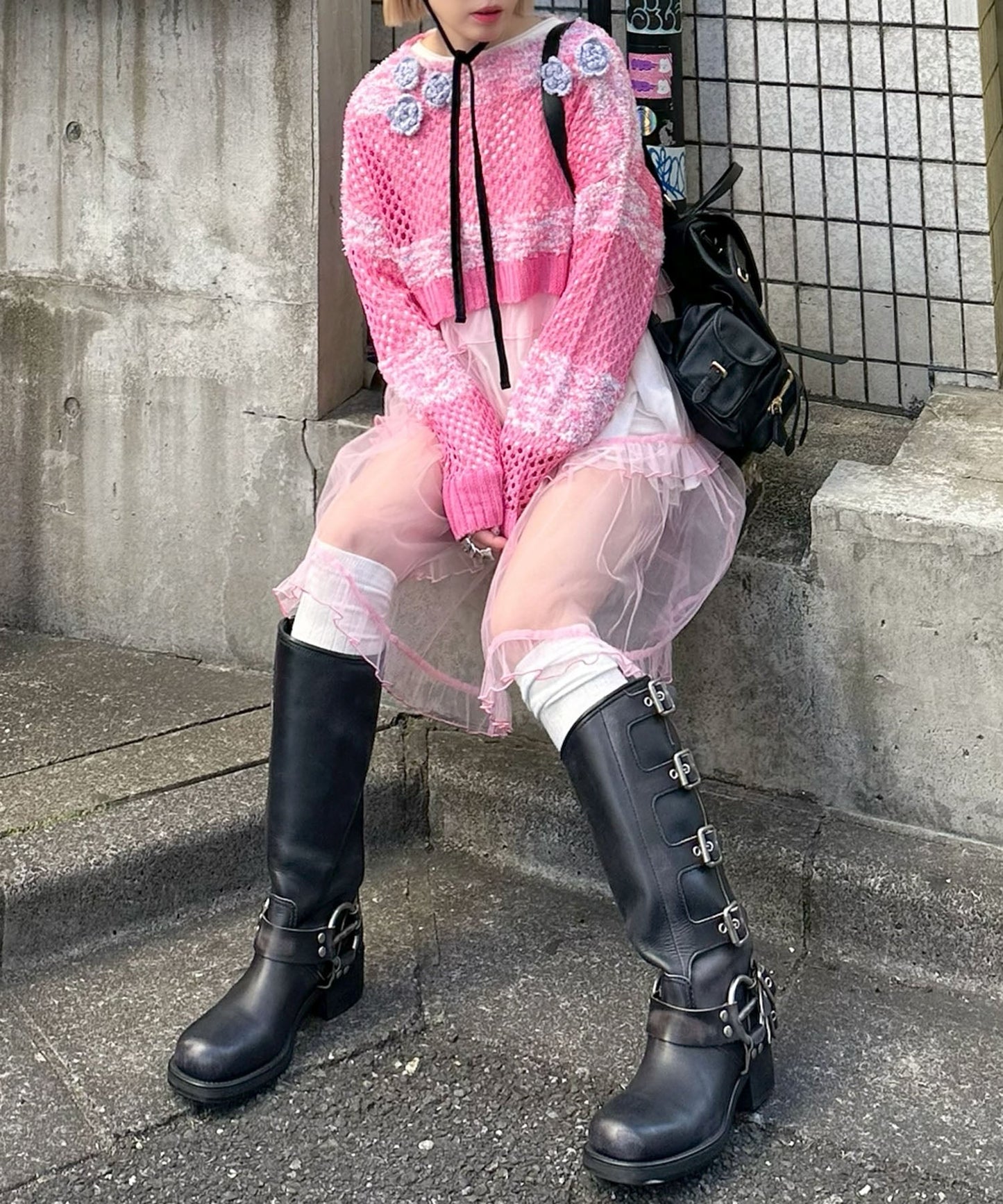 フリルティアードキャミワンピミニ