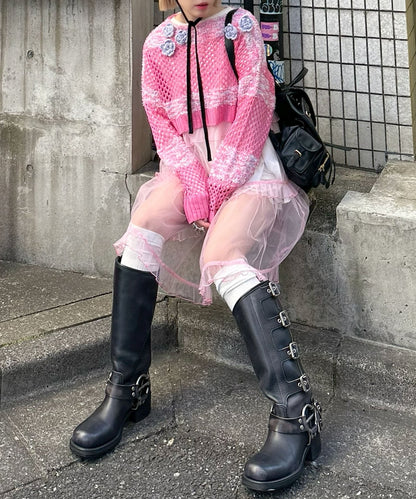 フリルティアードキャミワンピミニ