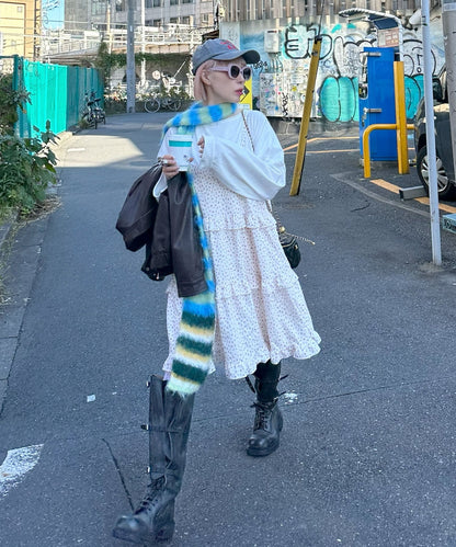 フリルティアードキャミワンピミニ