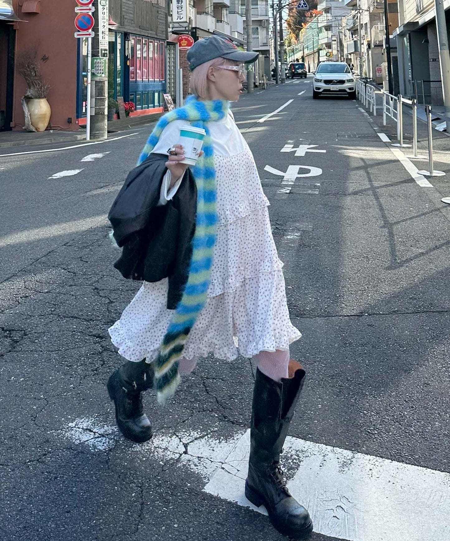 フリルティアードキャミワンピミニ