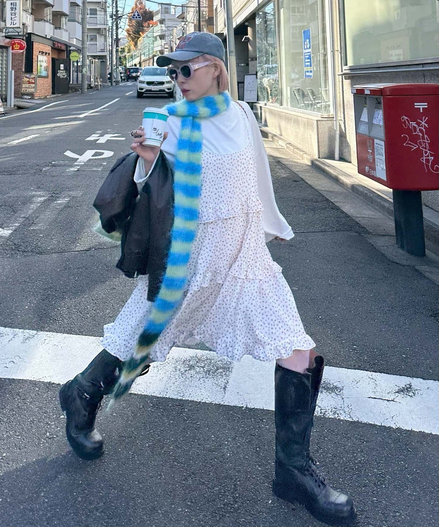 フリルティアードキャミワンピミニ