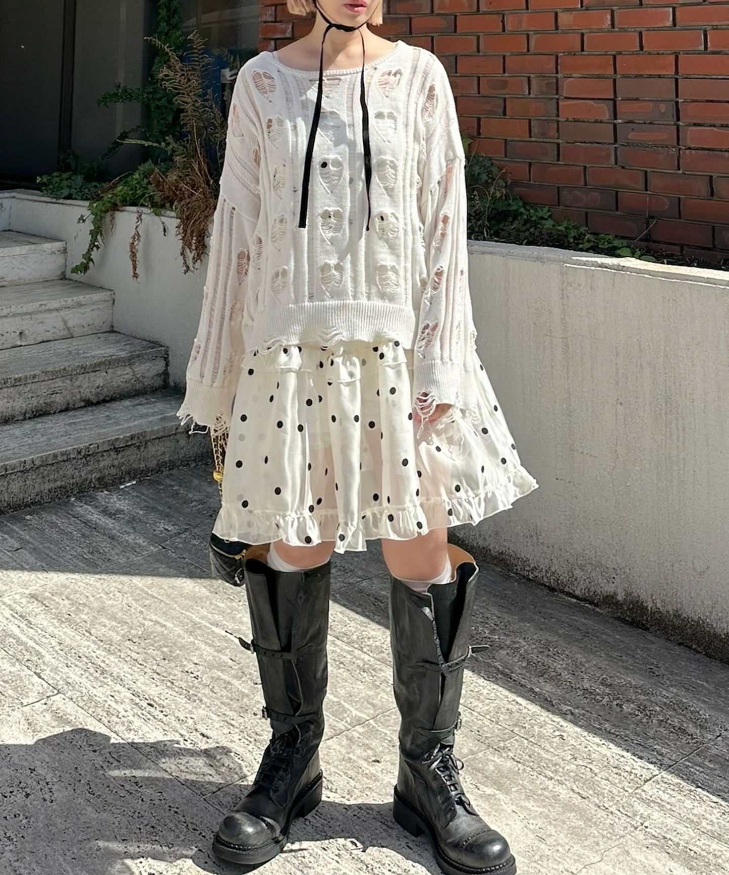 フリルティアードキャミワンピミニ
