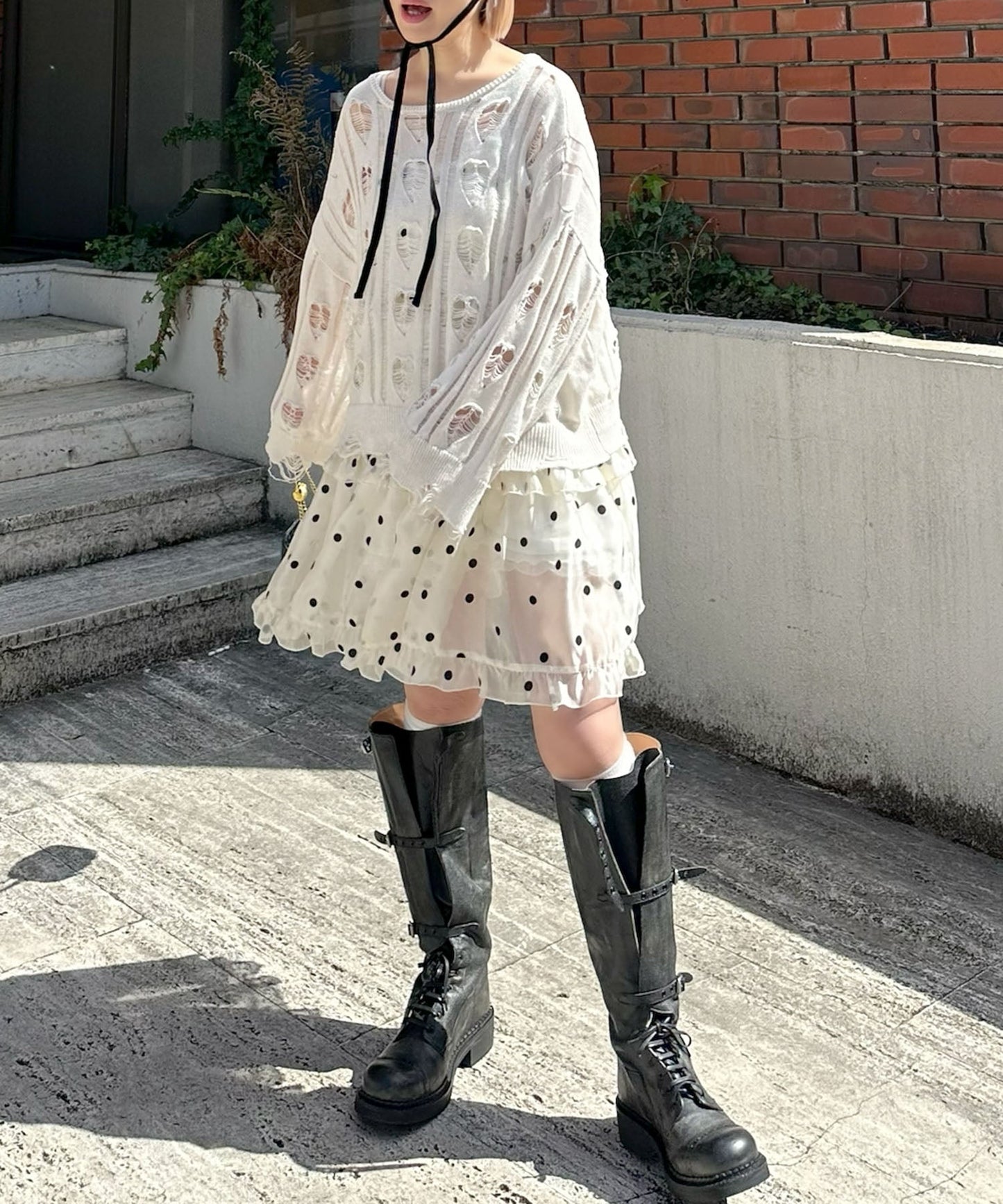 フリルティアードキャミワンピミニ