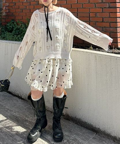 フリルティアードキャミワンピミニ