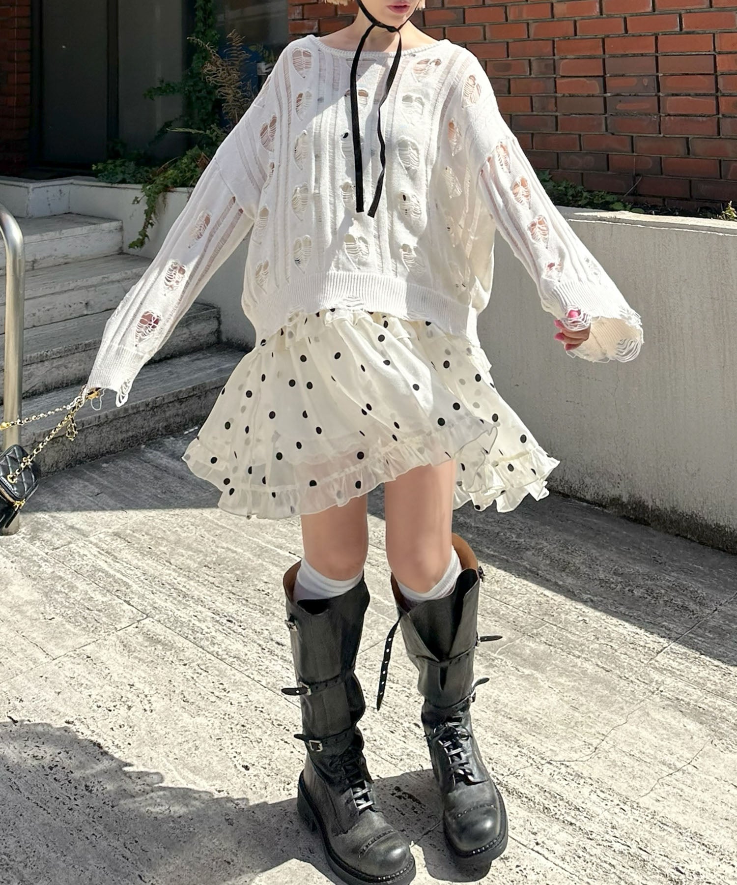 フリルティアードキャミワンピミニ