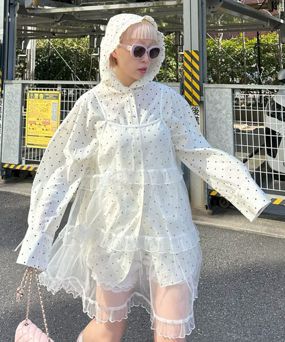 フリルティアードキャミワンピミニ