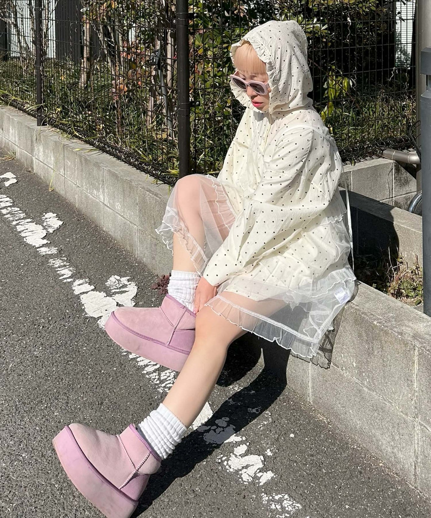 フリルティアードキャミワンピミニ