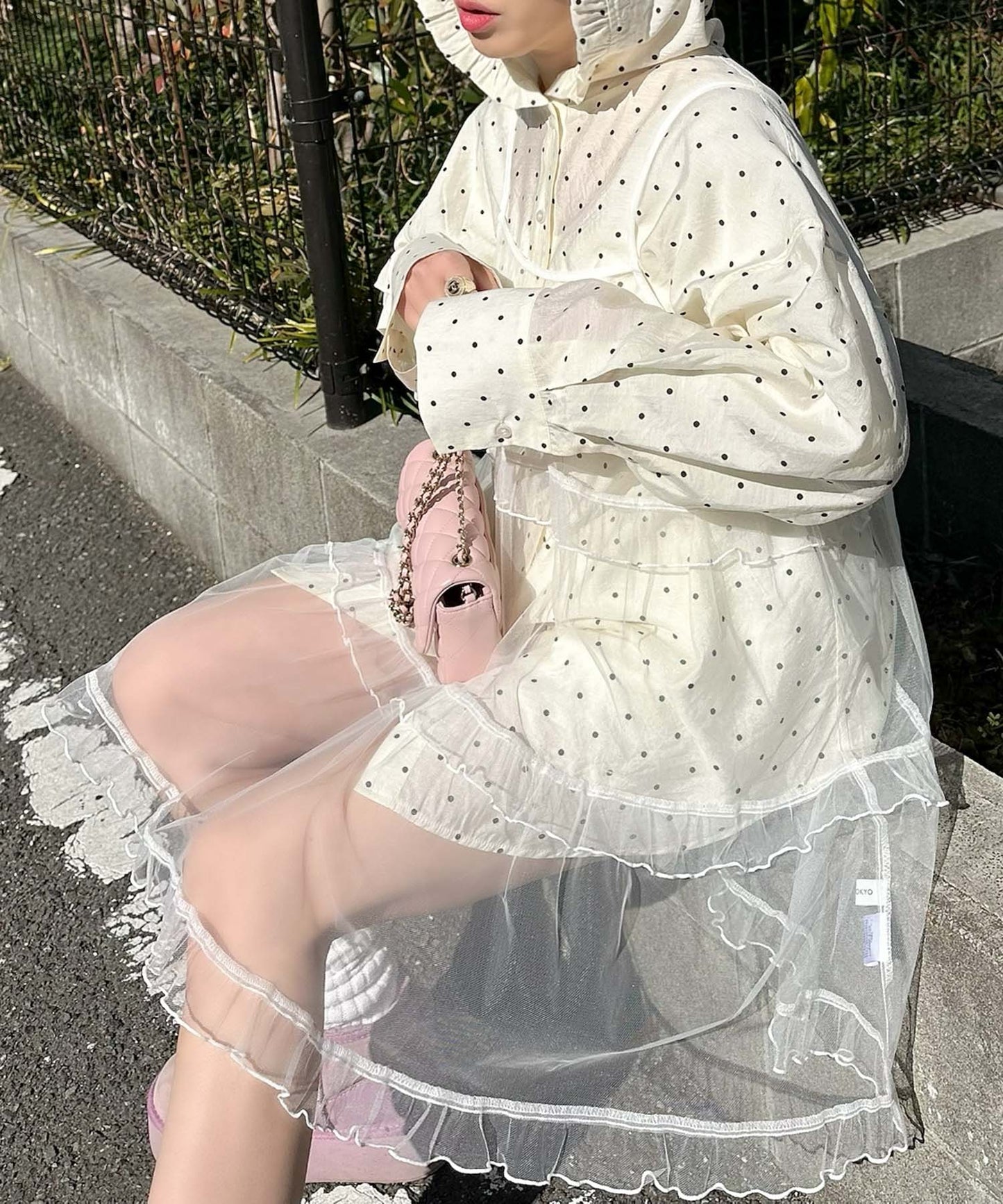 フリルティアードキャミワンピミニ