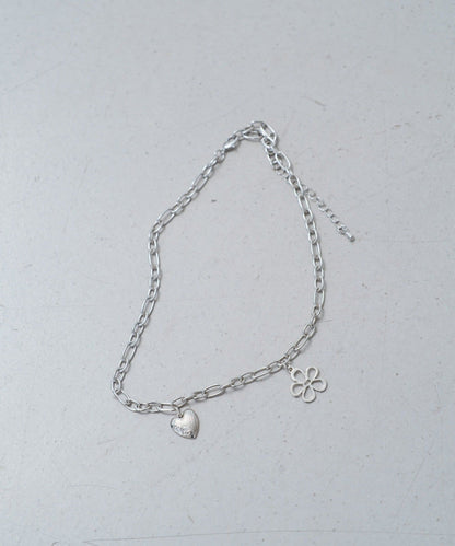 Kastane Heart flower necklace