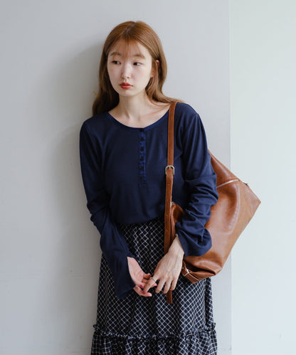 Kastane Henry rib top