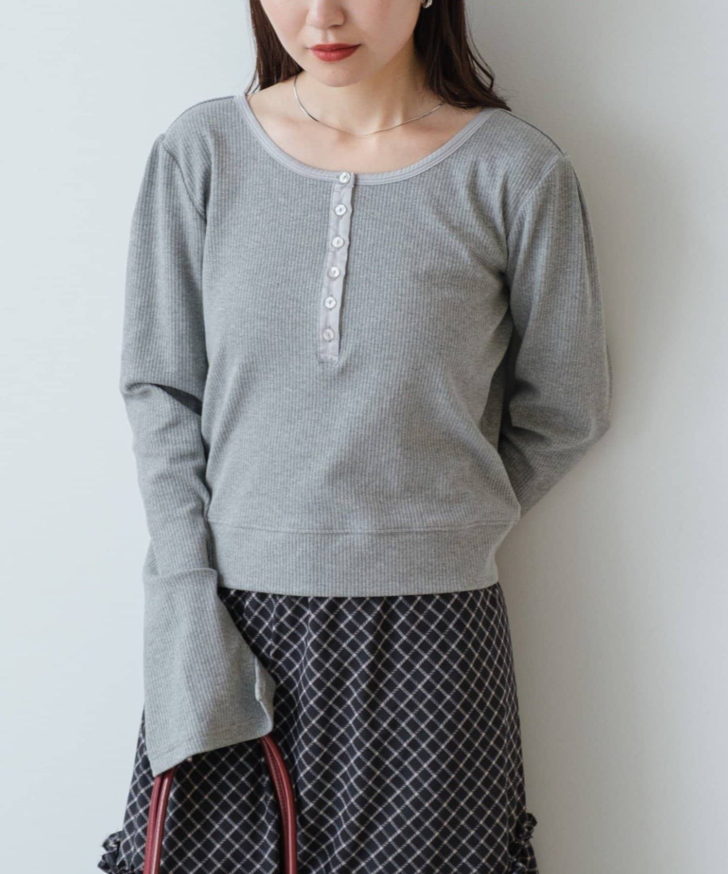 Kastane Henry rib top