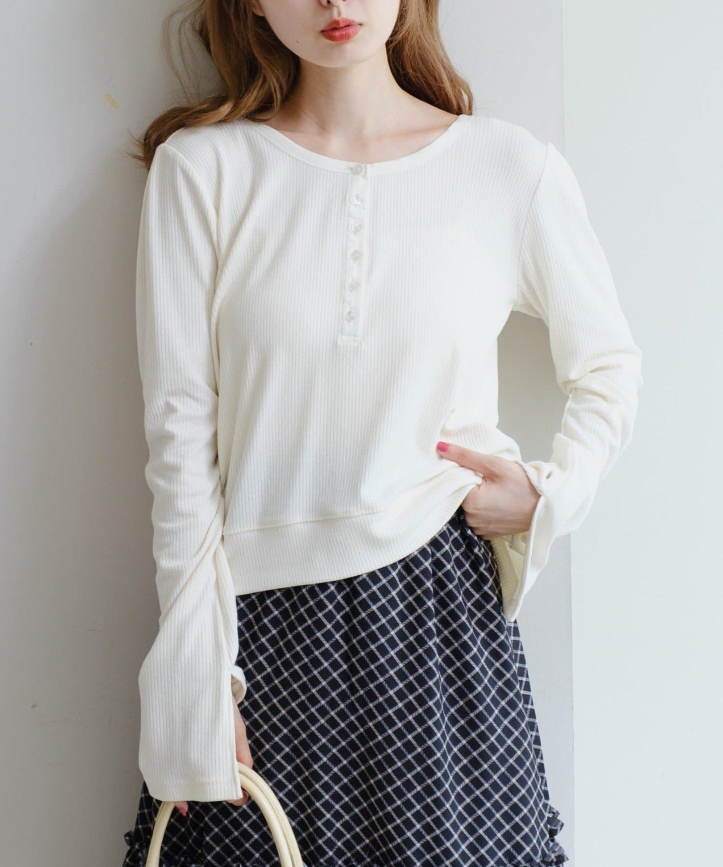 Kastane Henry rib top