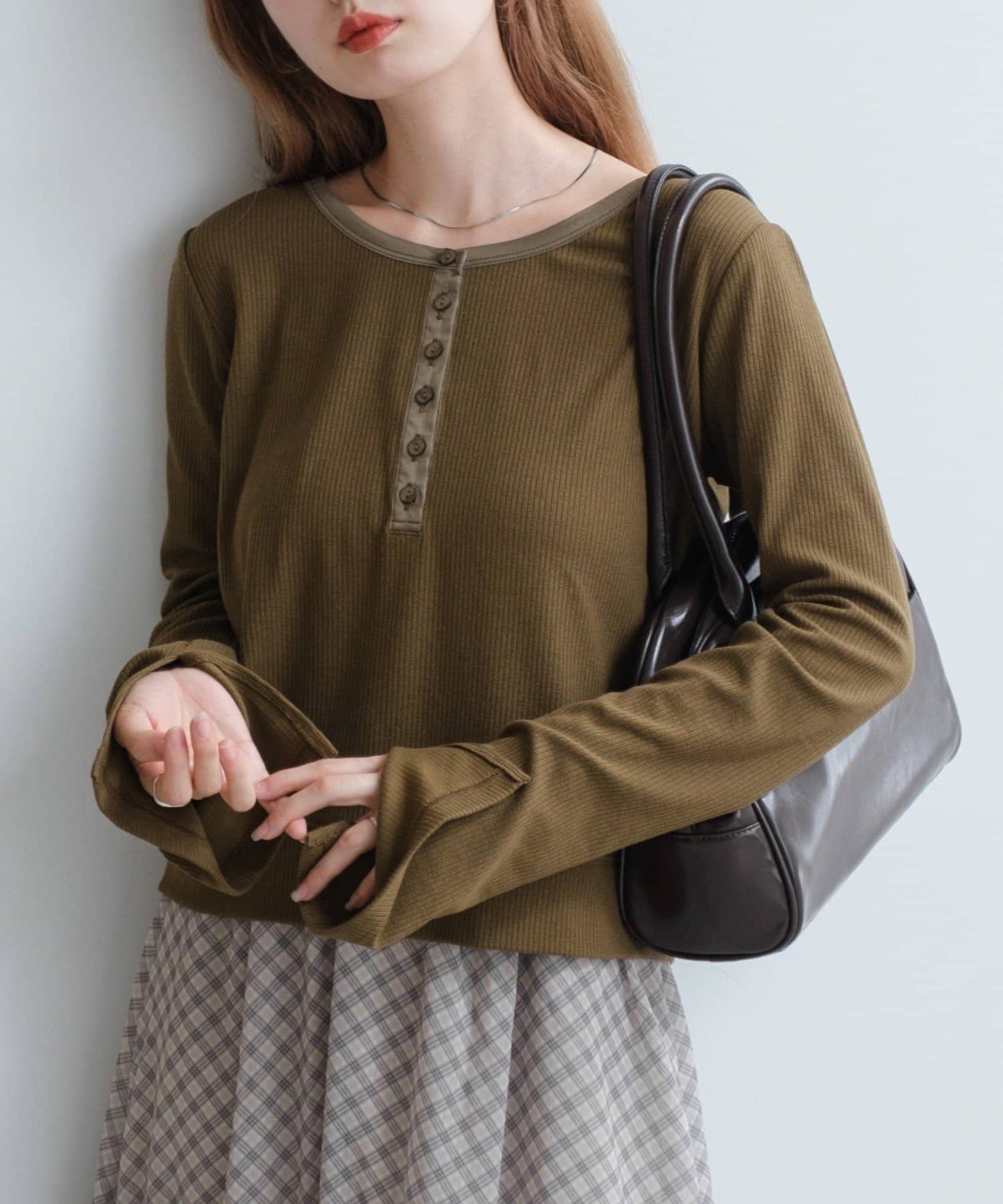 Kastane Henry rib top