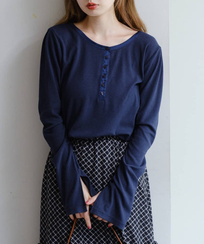 Kastane Henry rib top