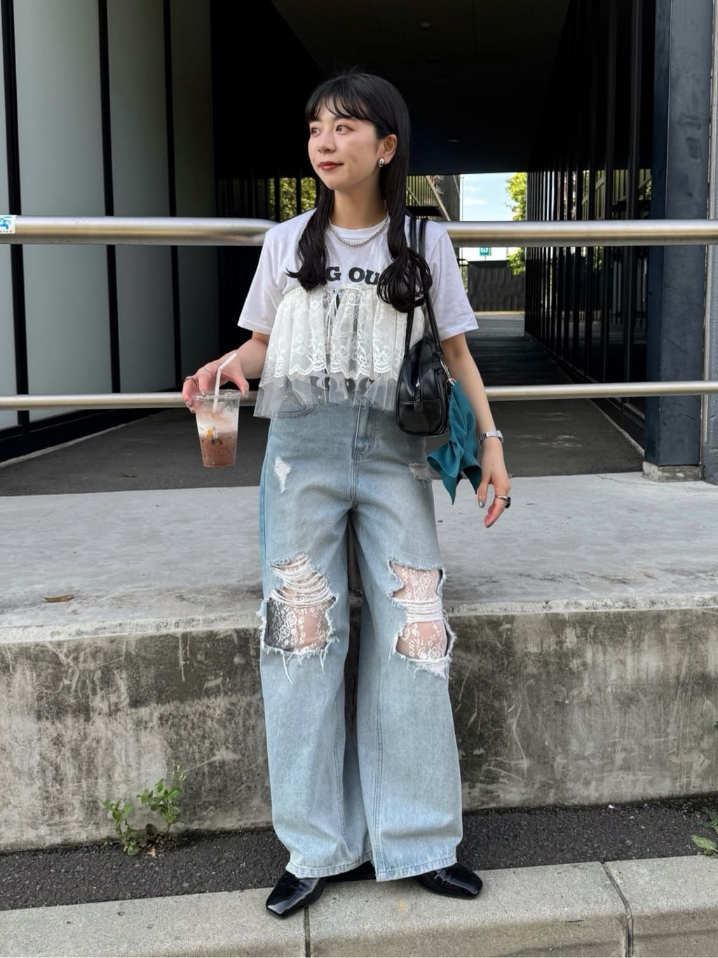 Kastane tulle wrap mini skirt