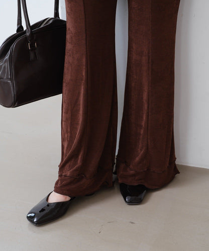 Kastane Ruffle邊喇叭褲